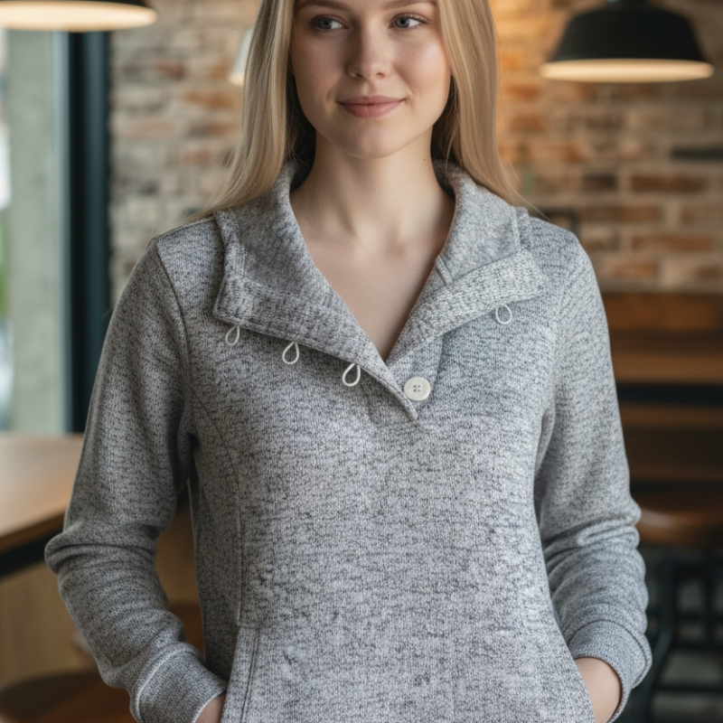 pull polaire femme columbia – gris chiné – taille s